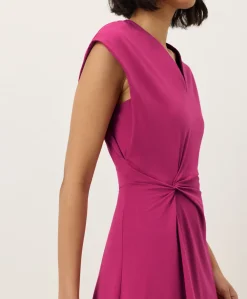 Women Pact Organic Fit & Flare V-Neck Twist Dress