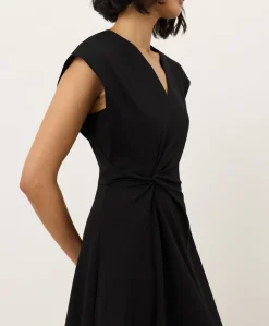 Women Pact Organic Fit & Flare V-Neck Twist Dress