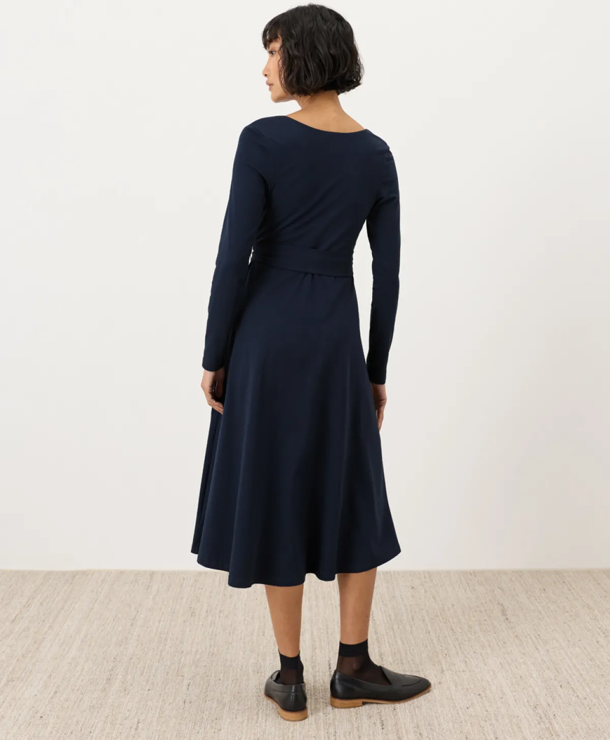 Women Pact Organic Fit & Flare Wrap Dress