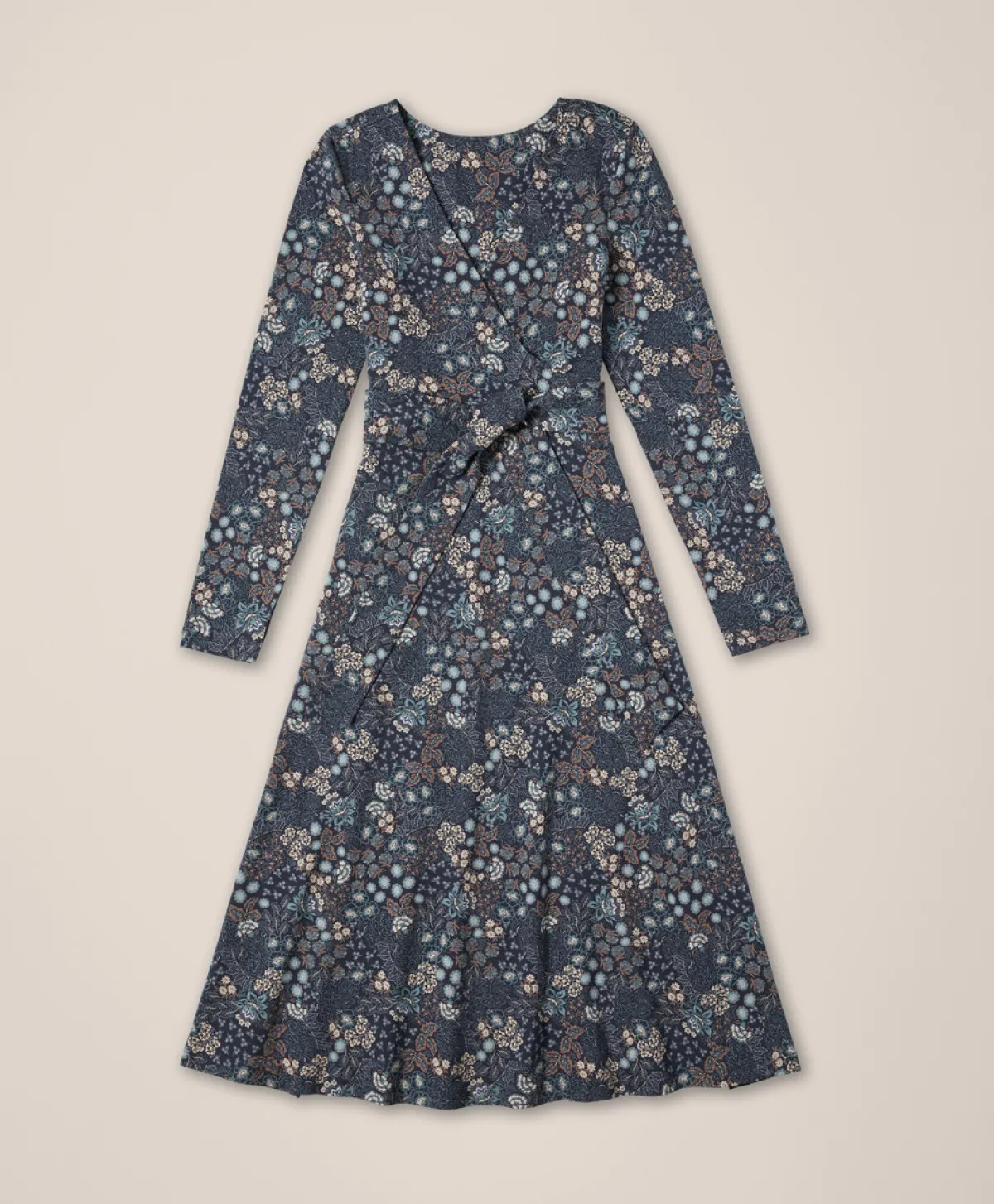 Women Pact Organic Fit & Flare Wrap Dress