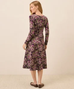 Women Pact Organic Fit & Flare Wrap Dress