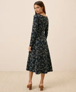 Women Pact Organic Fit & Flare Wrap Dress