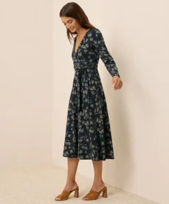 Women Pact Organic Fit & Flare Wrap Dress