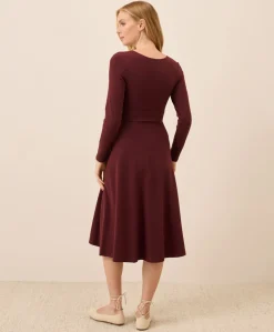 Women Pact Organic Fit & Flare Wrap Dress