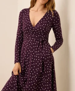 Women Pact Organic Fit & Flare Wrap Dress