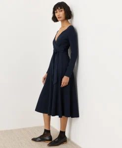 Women Pact Organic Fit & Flare Wrap Dress