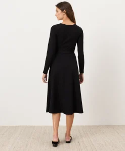 Women Pact Organic Fit & Flare Wrap Dress
