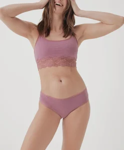 Women Pact Organic Lace Cheeky Hipster