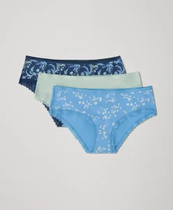 Women Pact Organic Lace Cheeky Hipster 3-Pack