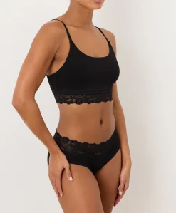 Women Pact Organic Lace Modern Scoop Bralette