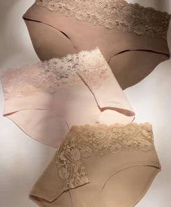 Women Pact Organic Lace Waist Brief 3-Pack