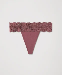 Women Pact Organic Lace Waist Thong