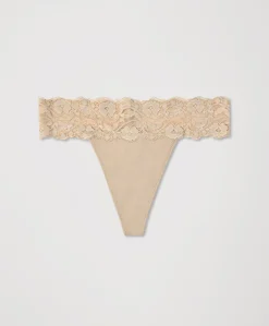 Women Pact Organic Lace Waist Thong