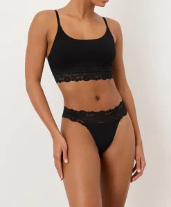 Women Pact Organic Lace Waist Thong