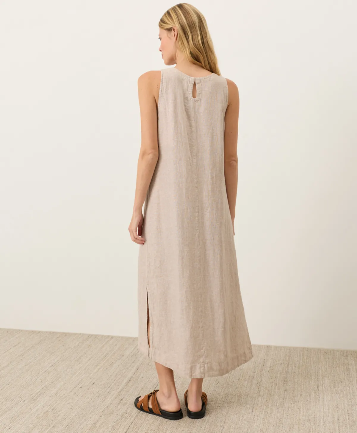 Women Pact Organic Linen Easy Tank Dress