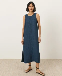Women Pact Organic Linen Easy Tank Dress