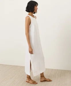 Women Pact Organic Linen Easy Tank Dress