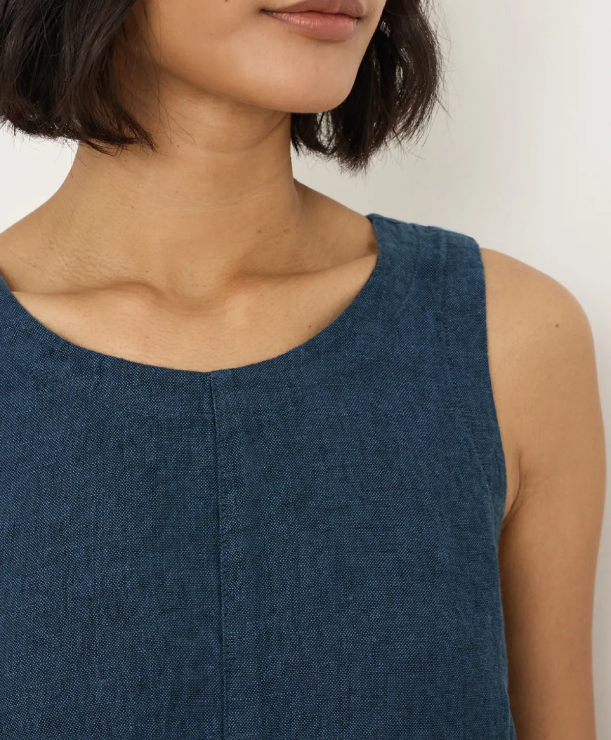 Women Pact Organic Linen Easy Tank Dress