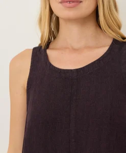 Women Pact Organic Linen Easy Tank Dress