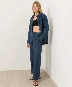 Women Pact Organic Linen Easy Trouser Pant