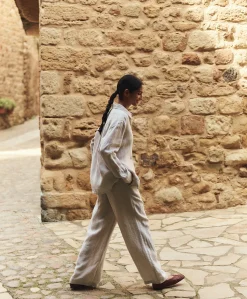 Women Pact Organic Linen Easy Trouser Pant
