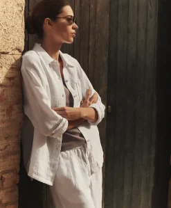 Women Pact Organic Linen Relaxed Shirt