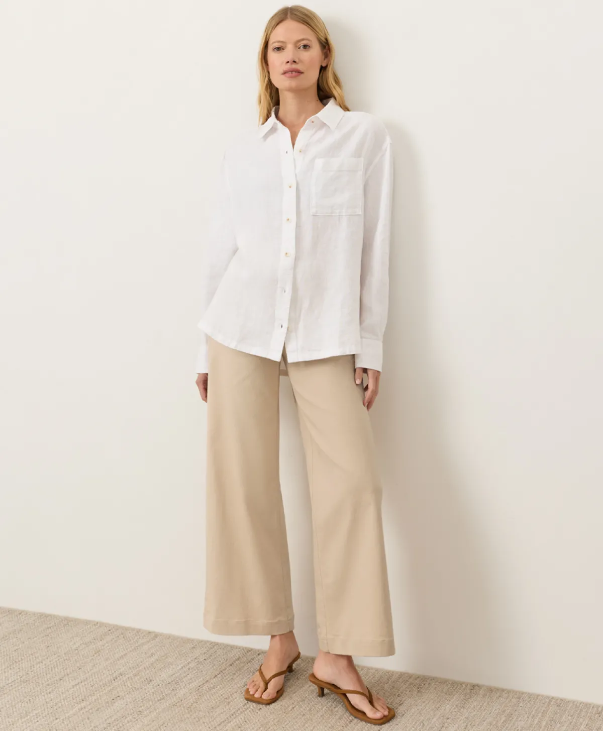 Women Pact Organic Linen Relaxed Shirt
