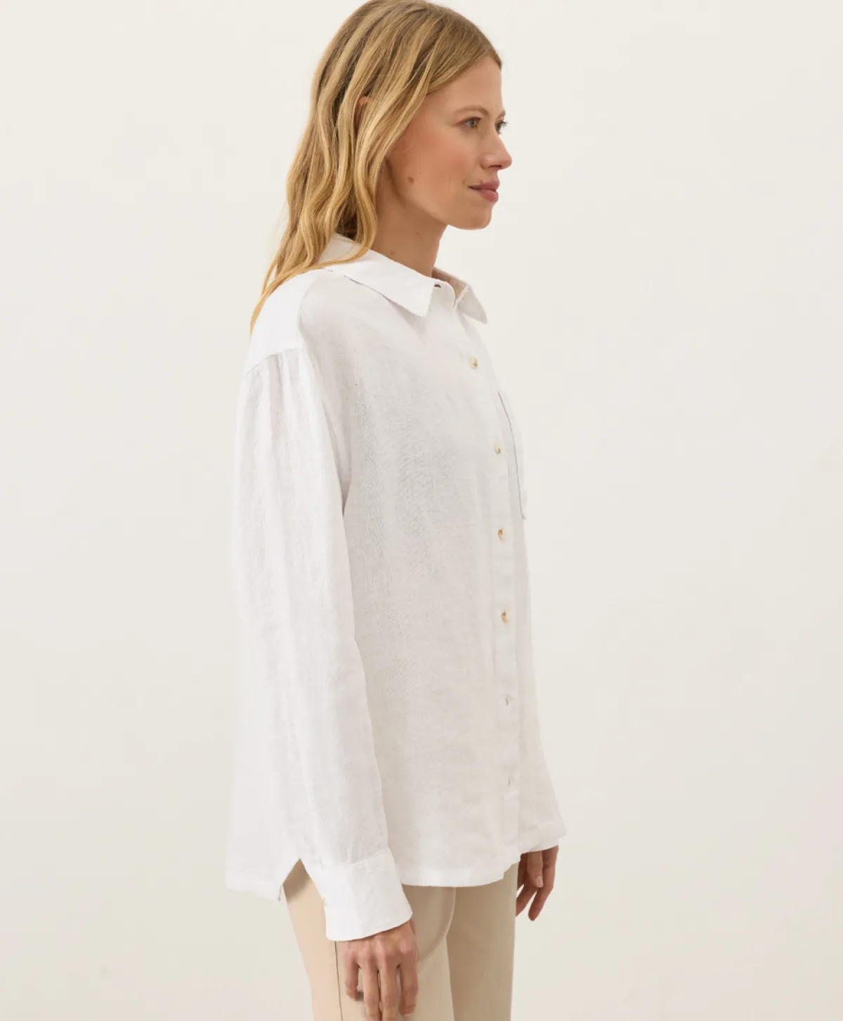 Women Pact Organic Linen Relaxed Shirt
