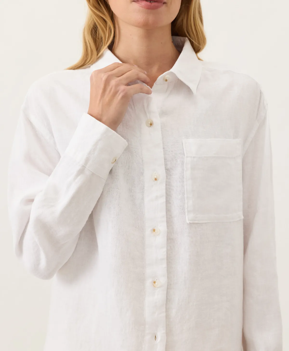 Women Pact Organic Linen Relaxed Shirt