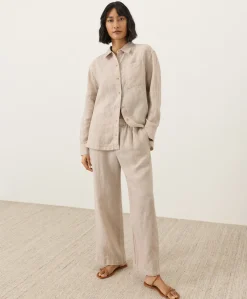 Women Pact Organic Linen Relaxed Shirt