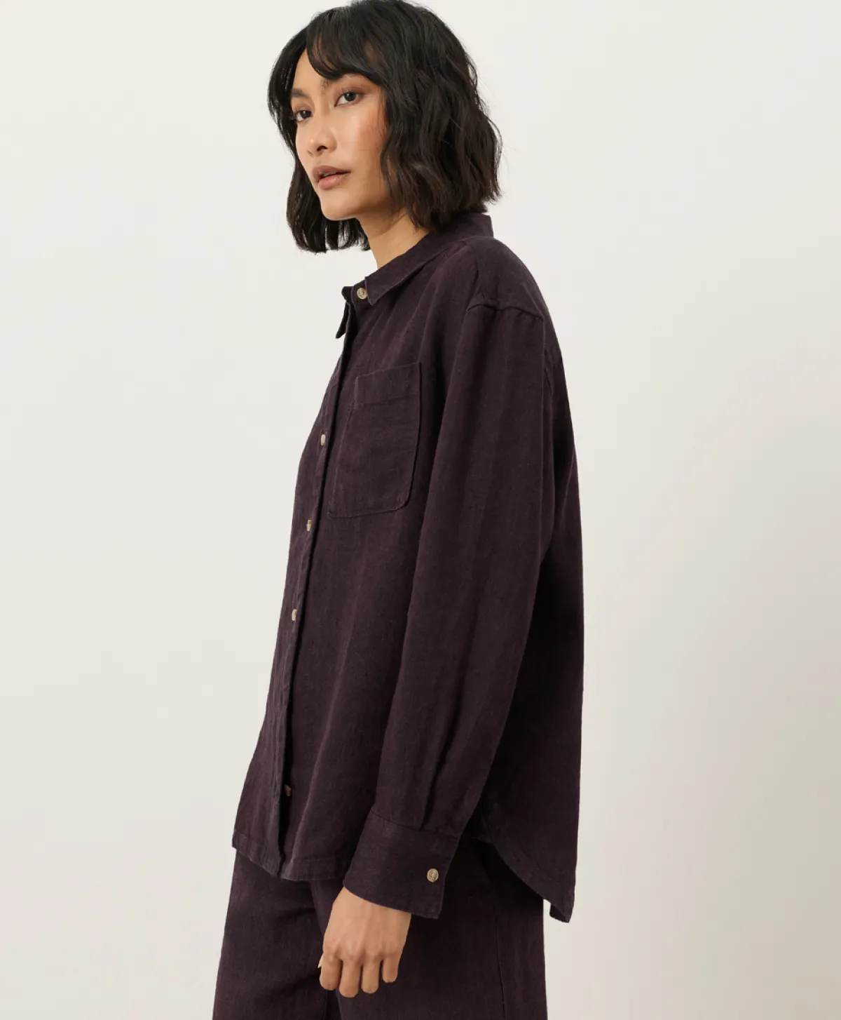 Women Pact Organic Linen Relaxed Shirt