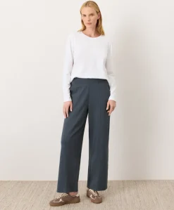 Women Pact Organic Luxe Essential Crewneck Long Sleeve Tee