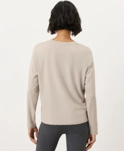 Women Pact Organic Luxe Essential Crewneck Long Sleeve Tee