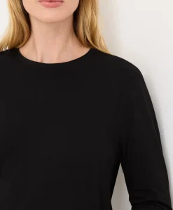 Women Pact Organic Luxe Essential Crewneck Long Sleeve Tee