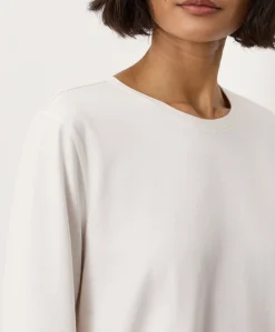 Women Pact Organic Luxe Essential Crewneck Long Sleeve Tee