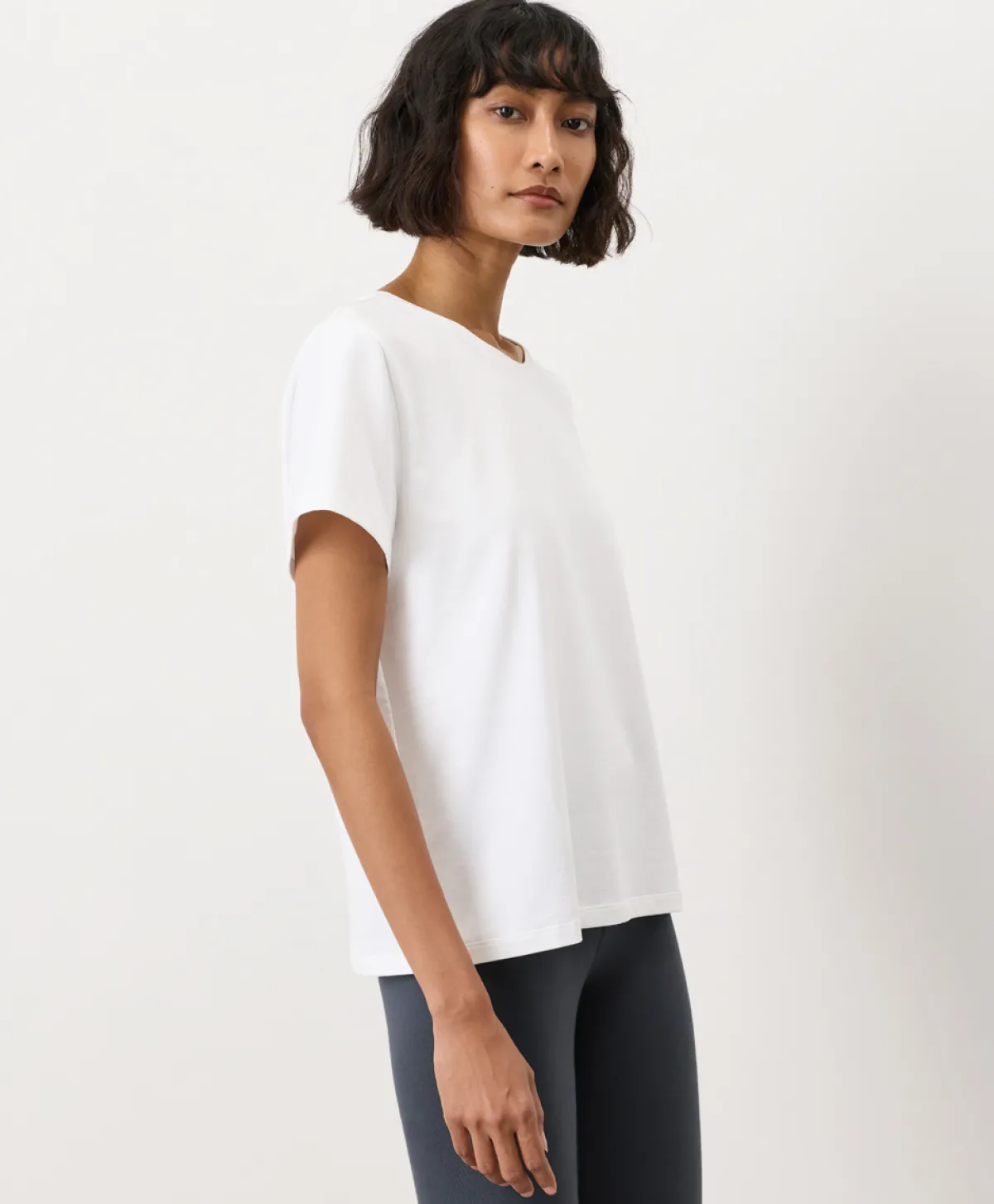 Women Pact Organic Luxe Essential Crewneck Tee