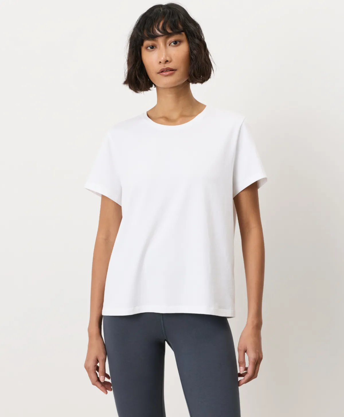 Women Pact Organic Luxe Essential Crewneck Tee