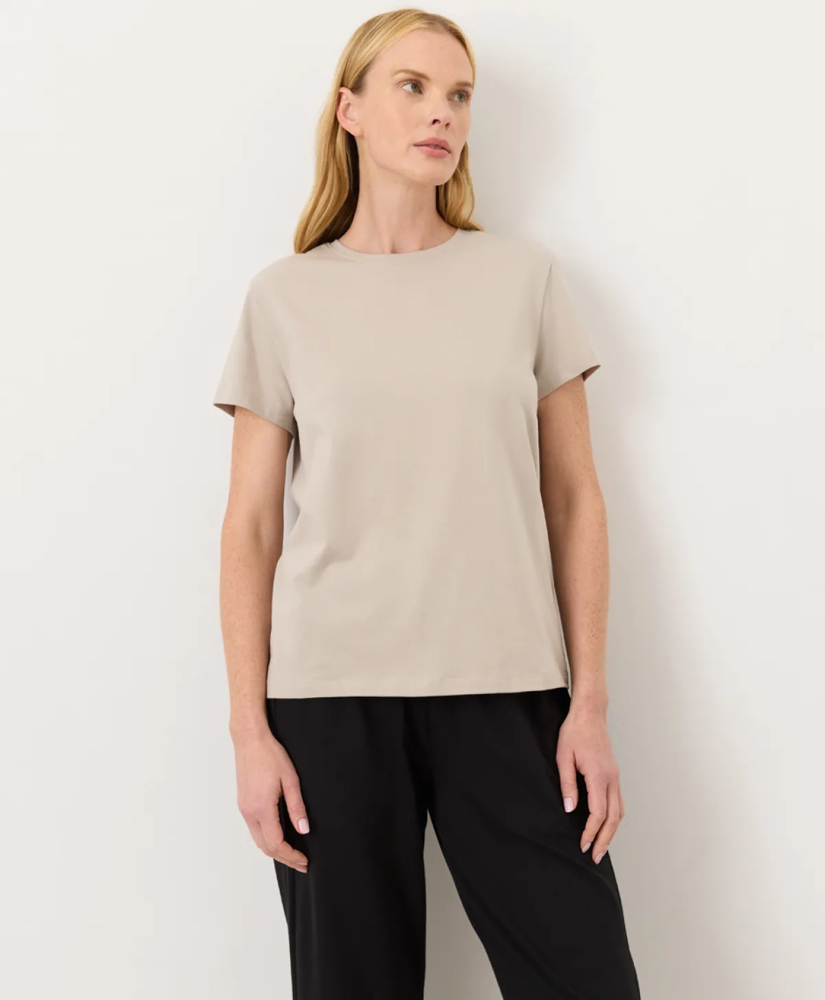Women Pact Organic Luxe Essential Crewneck Tee