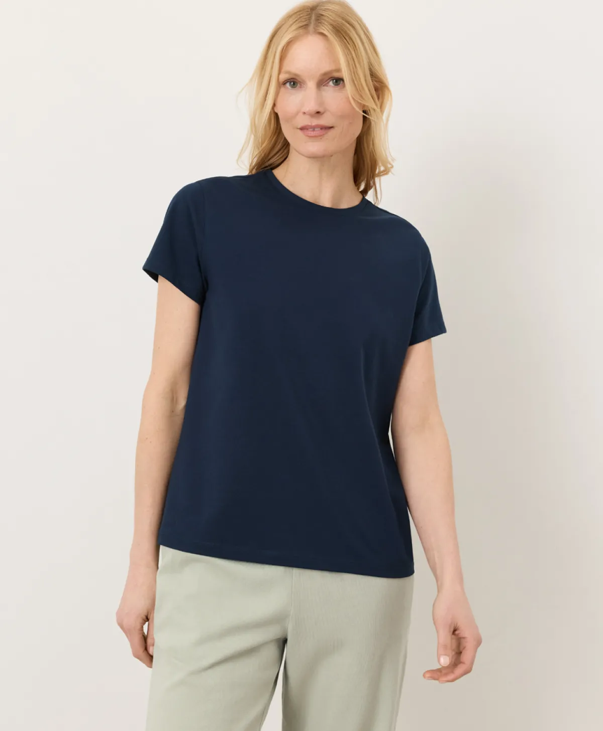 Women Pact Organic Luxe Essential Crewneck Tee