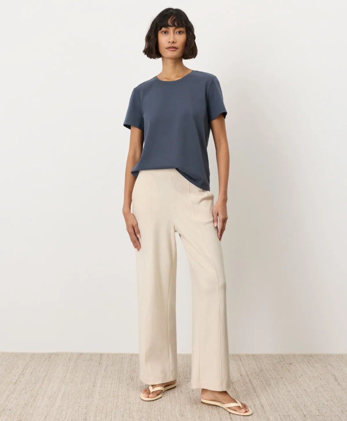 Women Pact Organic Luxe Essential Crewneck Tee