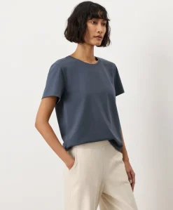 Women Pact Organic Luxe Essential Crewneck Tee