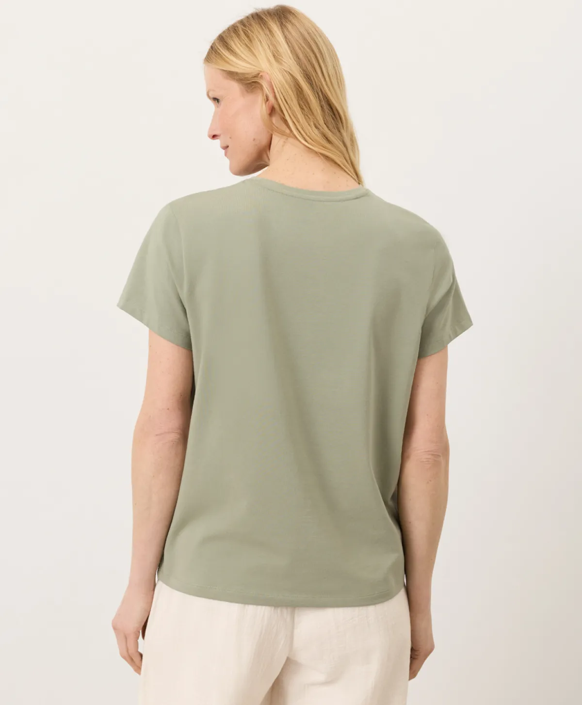 Women Pact Organic Luxe Essential Crewneck Tee