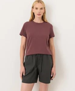 Women Pact Organic Luxe Essential Crewneck Tee