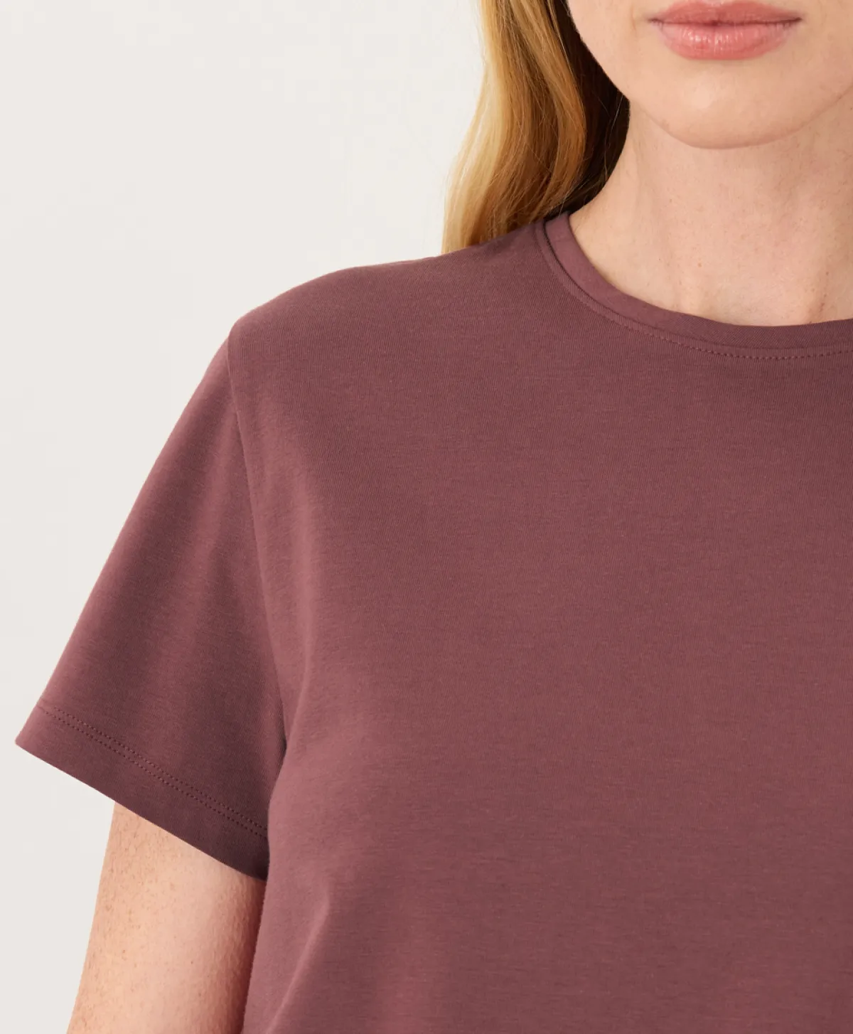 Women Pact Organic Luxe Essential Crewneck Tee
