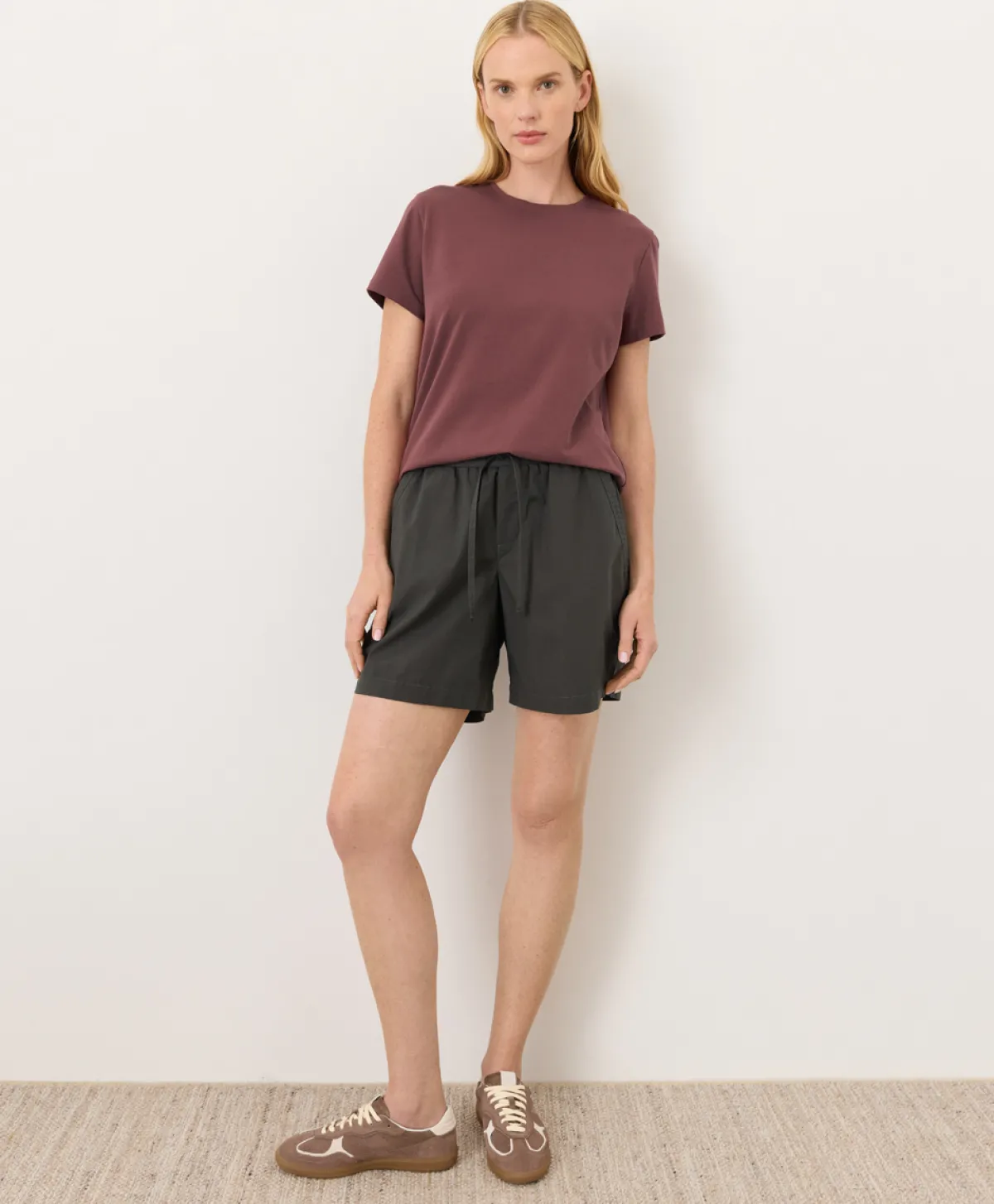 Women Pact Organic Luxe Essential Crewneck Tee