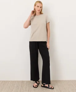 Women Pact Organic Luxe Essential Crewneck Tee