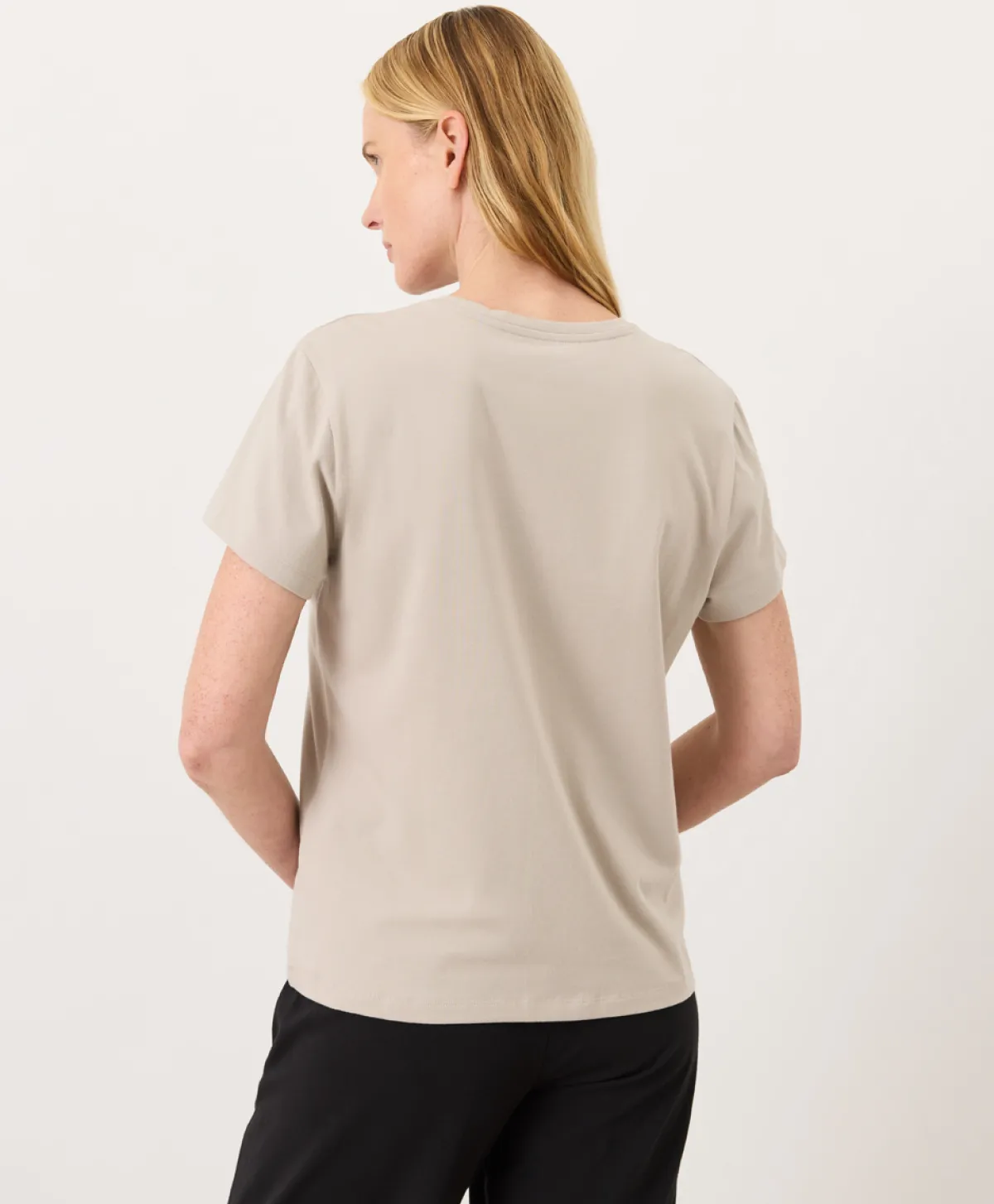 Women Pact Organic Luxe Essential Crewneck Tee