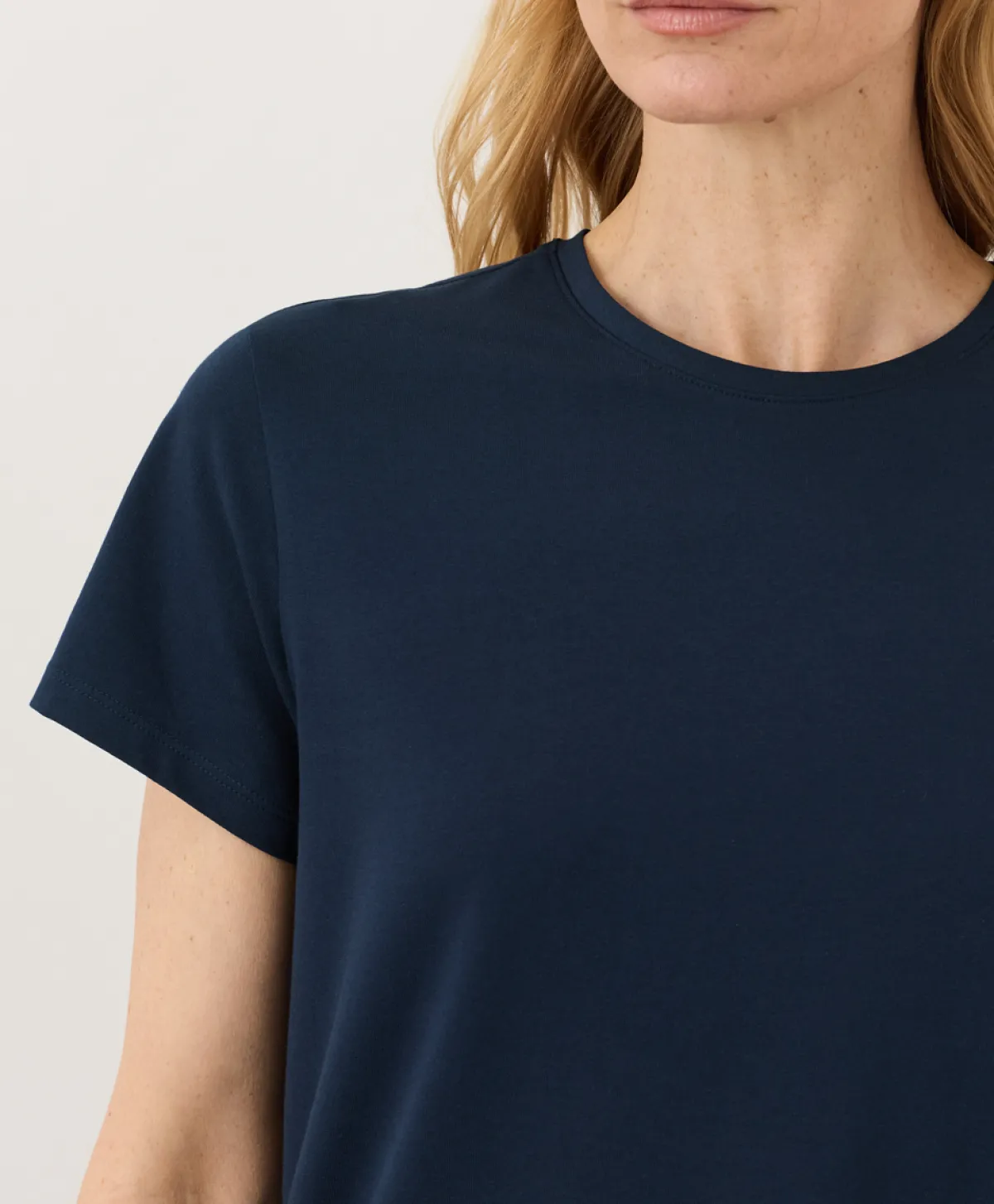 Women Pact Organic Luxe Essential Crewneck Tee