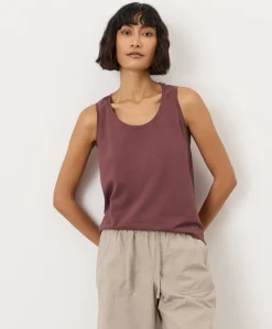 Women Pact Organic Luxe Essential Scoop Neck Tank