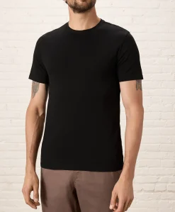 Pact Organic Luxe Essential Slim Fit Crewneck Tee